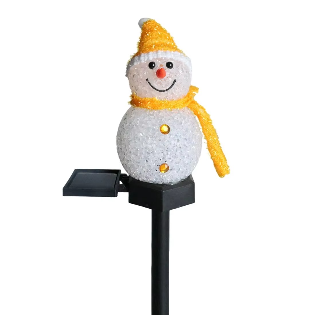 LED Christmas Solar Power Snowman Light Outdoor Waterproof Lawn Lamps Garden Garland Yard Fence Light for Christmas Decoration