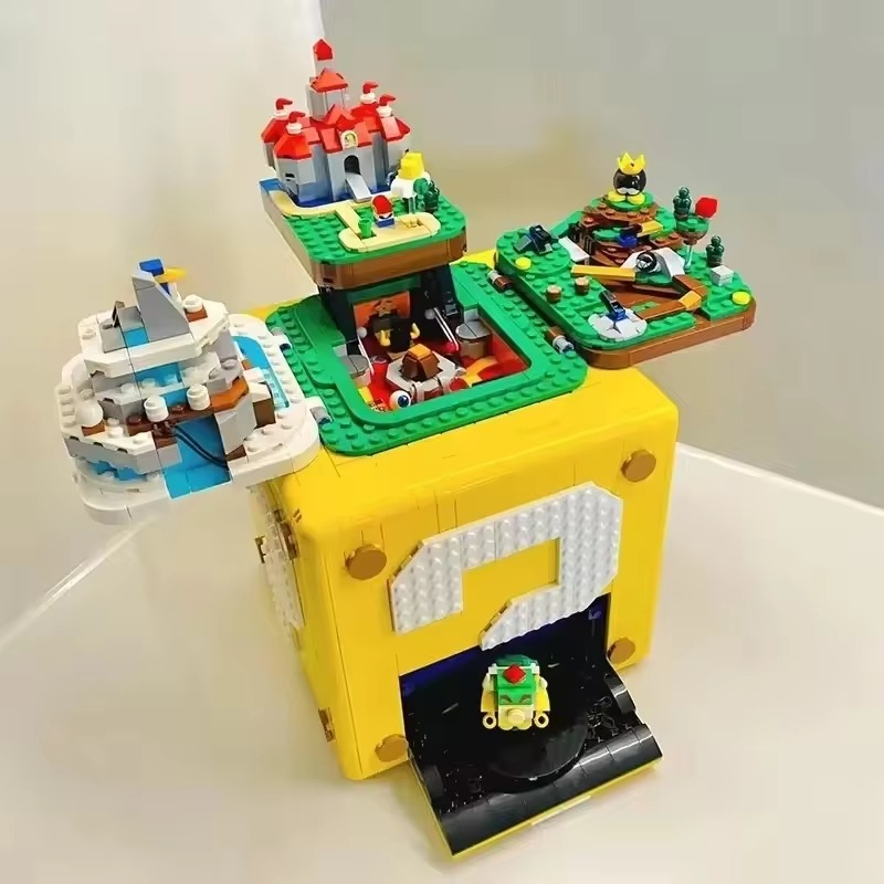 Hot 64 Question Mark Building Block Compatible 71395 Toys for Boys Girls Kit Model for Adults Bricks Christmas Gifts for Kids