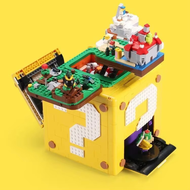 Hot 64 Question Mark Building Block Compatible 71395 Toys for Boys Girls Kit Model for Adults Bricks Christmas Gifts for Kids