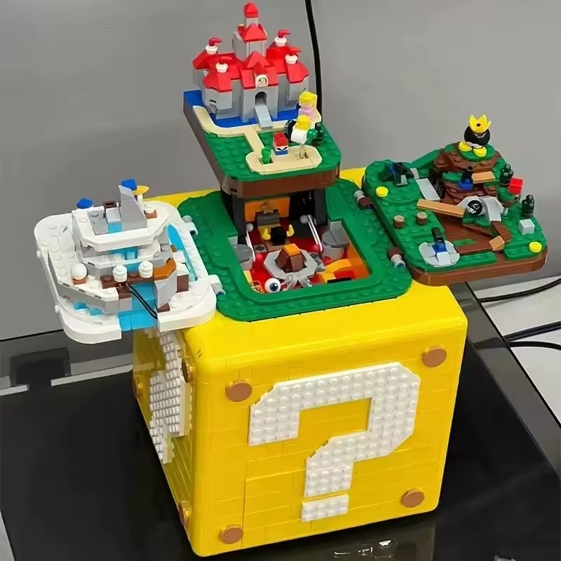 Hot 64 Question Mark Building Block Compatible 71395 Toys for Boys Girls Kit Model for Adults Bricks Christmas Gifts for Kids