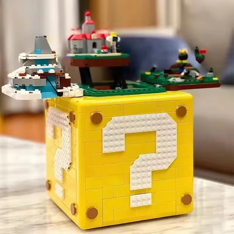 Hot 64 Question Mark Building Block Compatible 71395 Toys for Boys Girls Kit Model for Adults Bricks Christmas Gifts for Kids