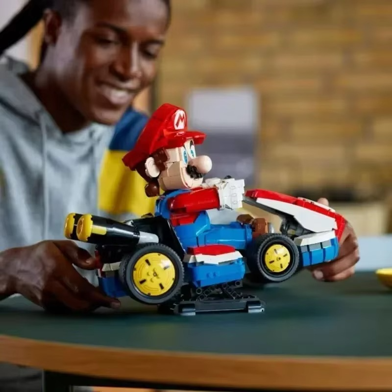Creative MOC 72037 Standard Kart Classic Game Racing Car Model Building Blocks City Car Assembly Bricks Toys Christmas Gifts