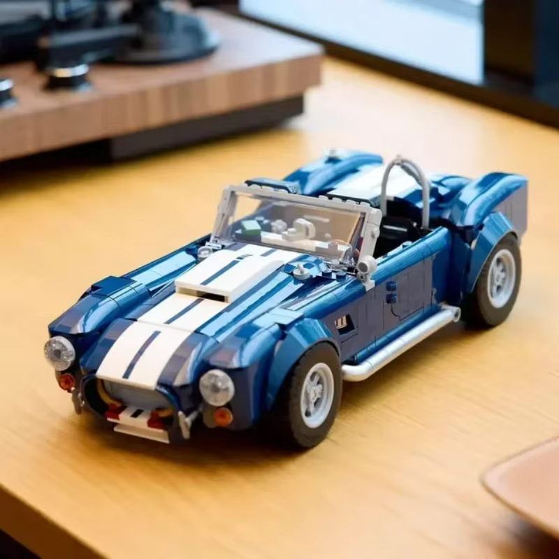 1241pcs 2025 New Racing Sport Car FIT Classic Cobra 427 S C Building Blocks Bricks Toy Assembly Model Christmas Birthday Gifts