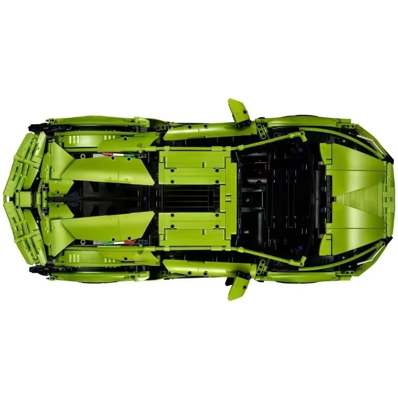 Green Sports Car Building Blocks Sets 1:8 Car Model Toys Compatible With Legoed Particles Suitable For Christmas Gifts 42115