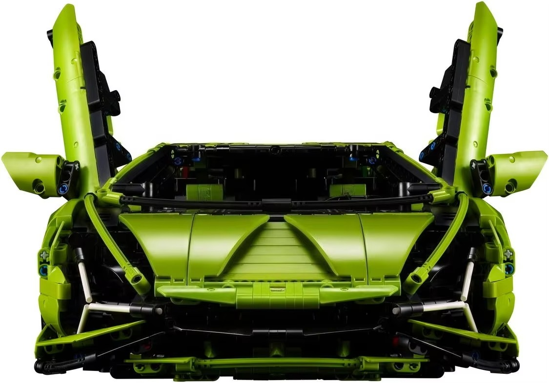 Green Sports Car Building Blocks Sets 1:8 Car Model Toys Compatible With Legoed Particles Suitable For Christmas Gifts 42115
