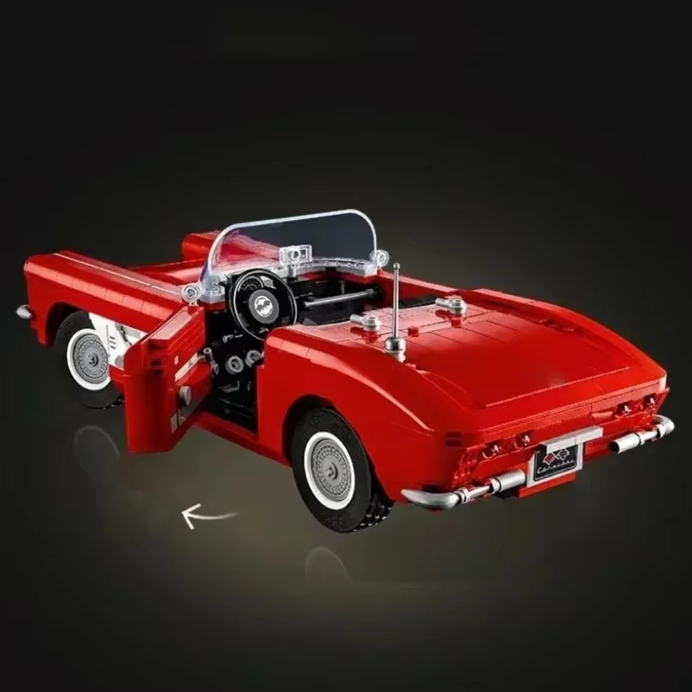 Red Convertible sports car 10321 Building Blocks Sets Suitable For Christmas Gifts Compatible With Legoed Particles