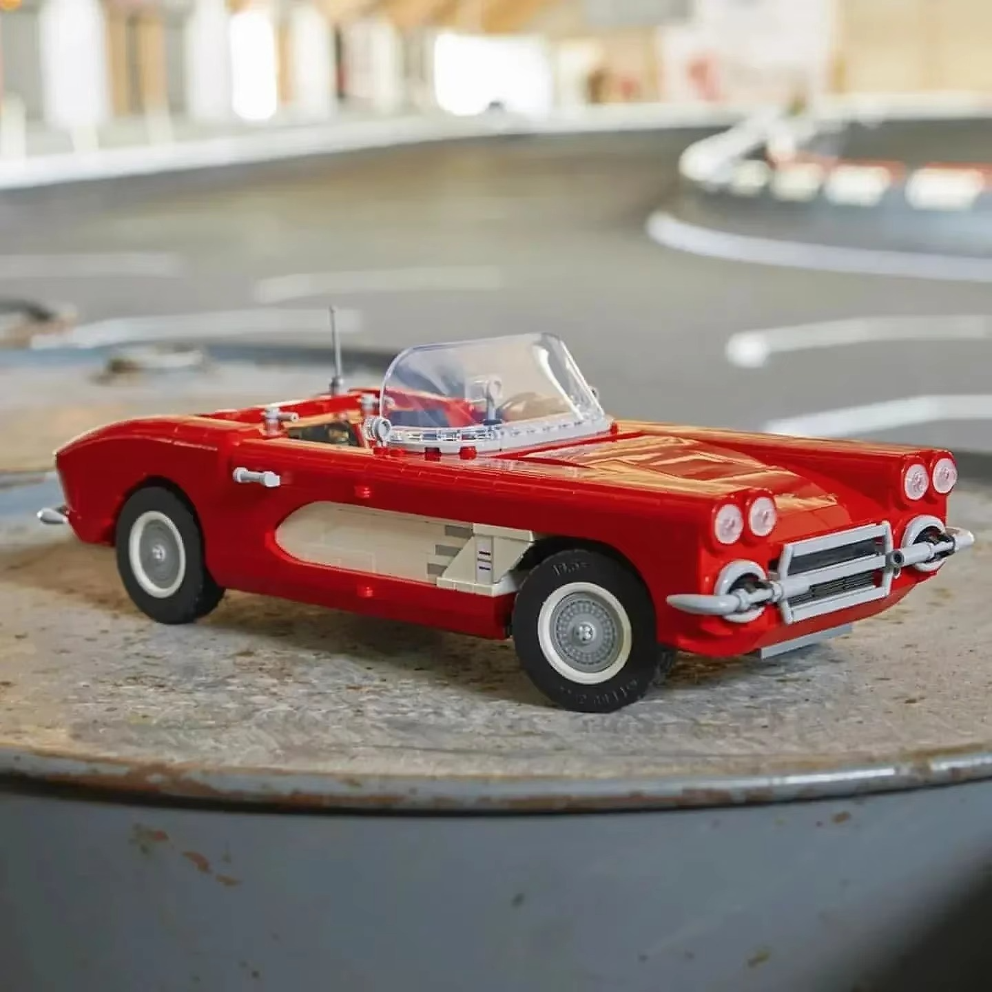 Red Convertible sports car 10321 Building Blocks Sets Suitable For Christmas Gifts Compatible With Legoed Particles