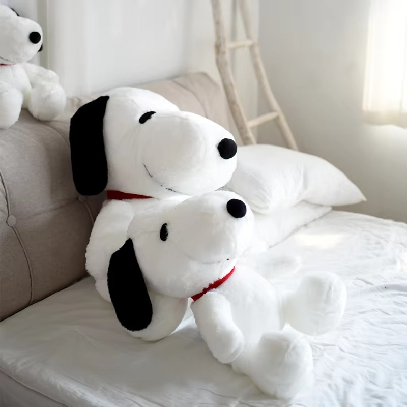 Adorable Soft Snoopy Plush Toy Cuddly Snoopy Stuffed Comfortable Hug Snoopy Plushies Cuddly Pillow Snoopy Plushie Xmas Gift Girl