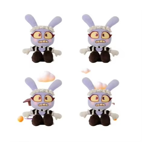 New Maid Jax Plush Dolls Cotton Rabbit Doll Soft Doll Cute Room Decoration Toys Kids Birthday Gifts 25cm