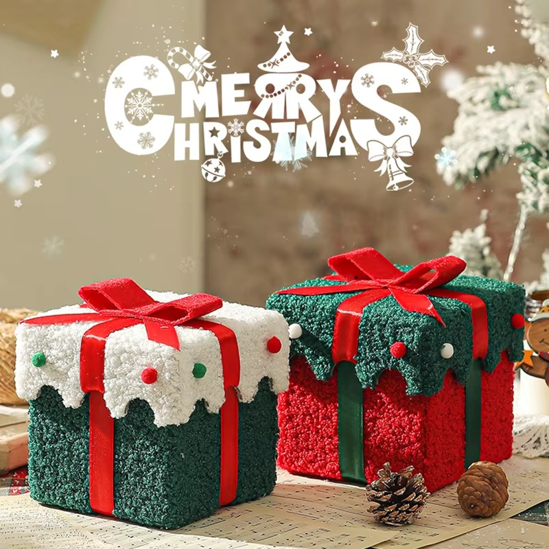 Christmas Tree Supplies Xmas Party Accessories Christmas 2025 New Year Party Gift Box Navidad Gift Packing Boxes