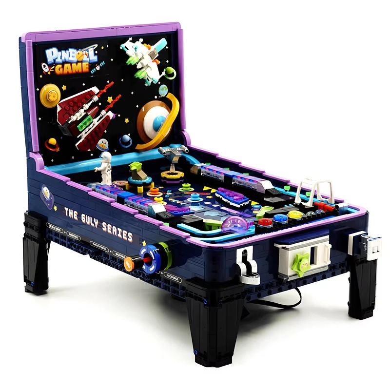 IN STOCK 60526 MOC Idea Game Machine Pinball Table Building Blocks Bricks Model Assembly Puzzle DIY Toys for Boys Christmas Gift