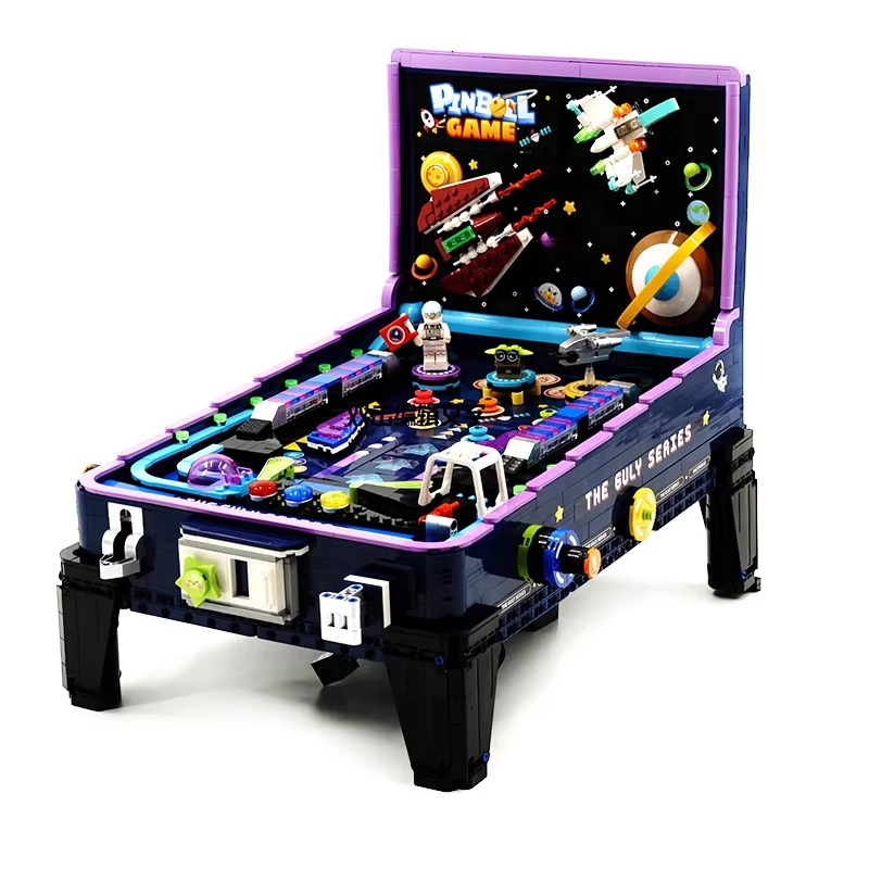 IN STOCK 60526 MOC Idea Game Machine Pinball Table Building Blocks Bricks Model Assembly Puzzle DIY Toys for Boys Christmas Gift