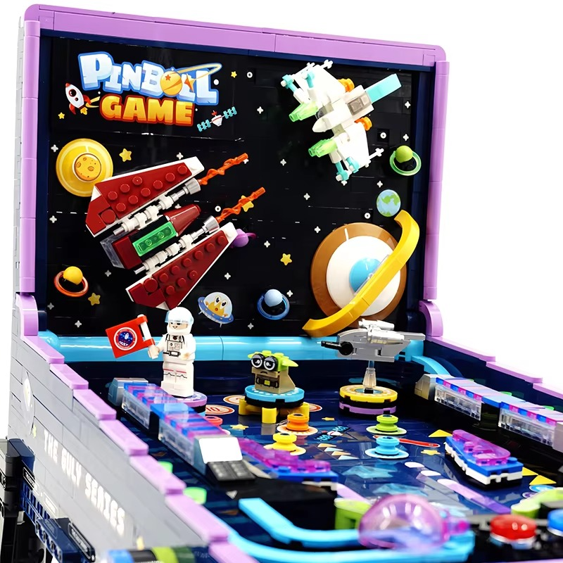 IN STOCK 60526 MOC Idea Game Machine Pinball Table Building Blocks Bricks Model Assembly Puzzle DIY Toys for Boys Christmas Gift