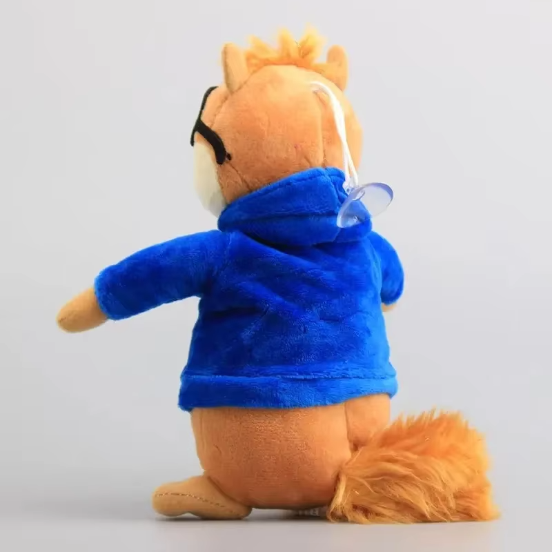 New 3pcs 22cm Alvin and the Chipmunks Halloween Plush Toys Kawaii Fluffy Chipmunks Stuffed Animals Birthday Christmas Gift