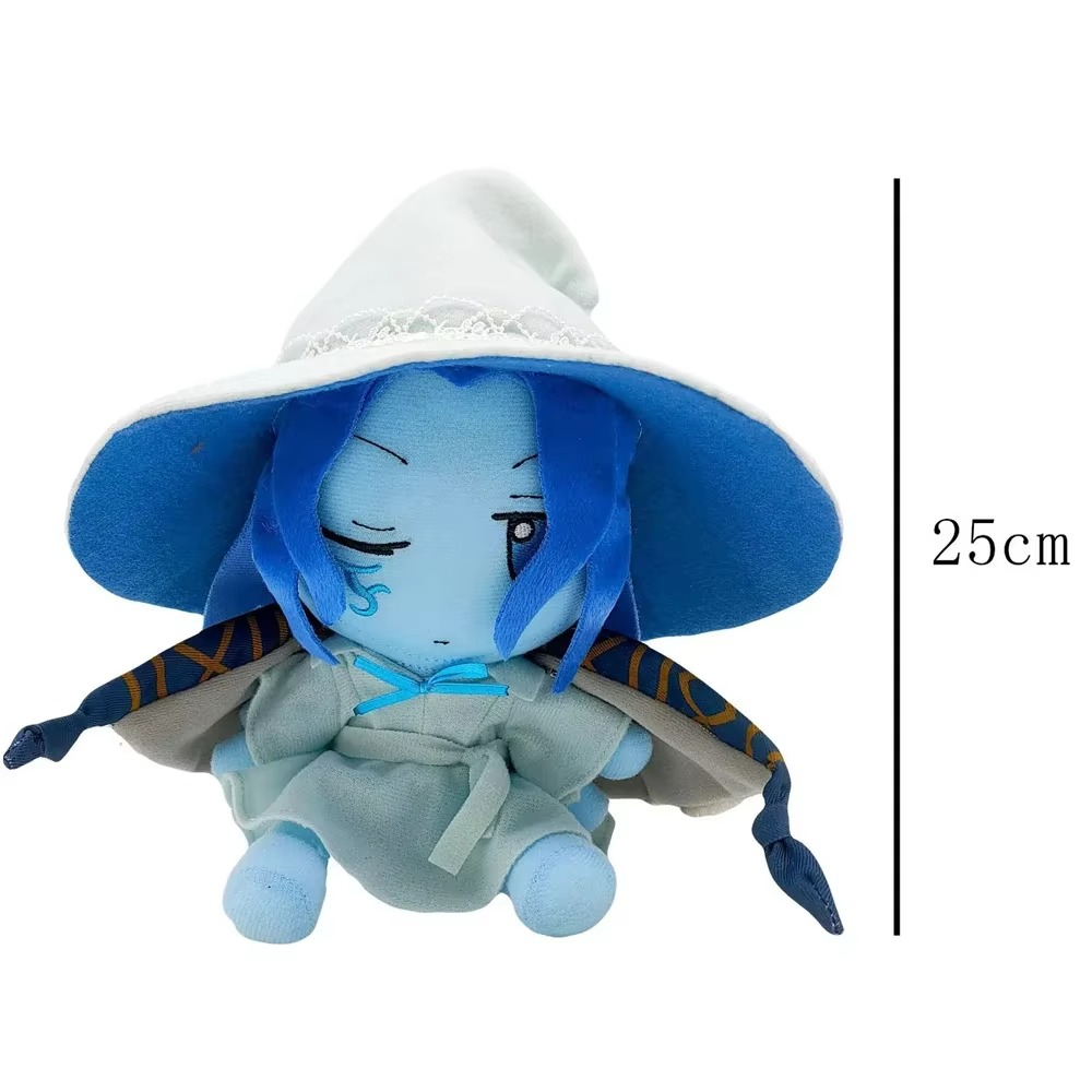 Fumo Ranni Plush Doll SmokeThe Snow Witch Stuffed Toy Soft Plushie Figure Removable Hat Cloak Gift for Kids Fans Birthday Xmas