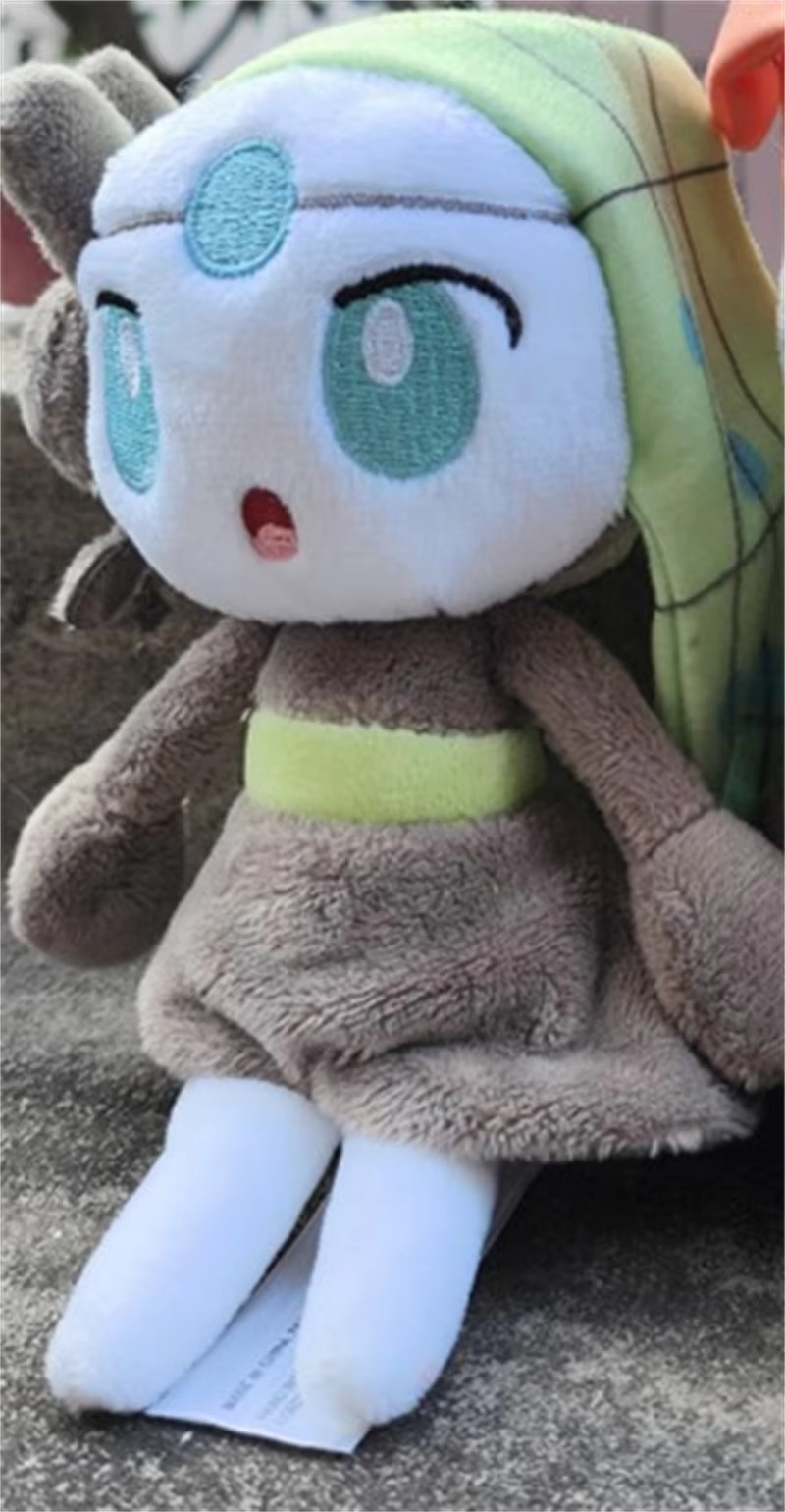 Japanese US Version Genuine Pokemon Plush Toy Dolls Meloetta Children Cute Soft Gifts And Birthday Christmas Gifts