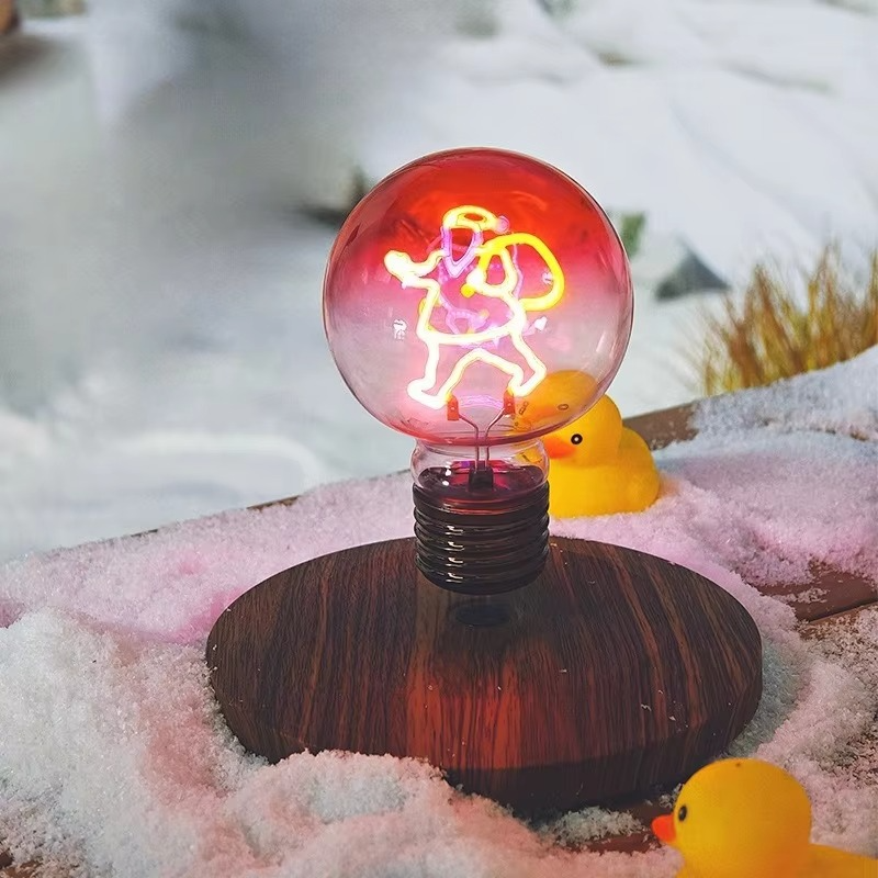 Free Delivery Modern Magnetic Levitation Glowing Night Light Home Decor Christmas Gifts for Children Birthday Gifts Wholesale