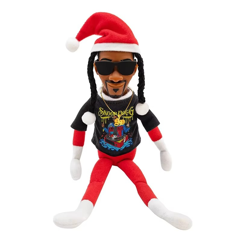 Christmas Elf Doll with Snoop on a Stoop Exquisite Gift Box Accessory Table Christmas Tree Decorations for Home Plush Toys 2025