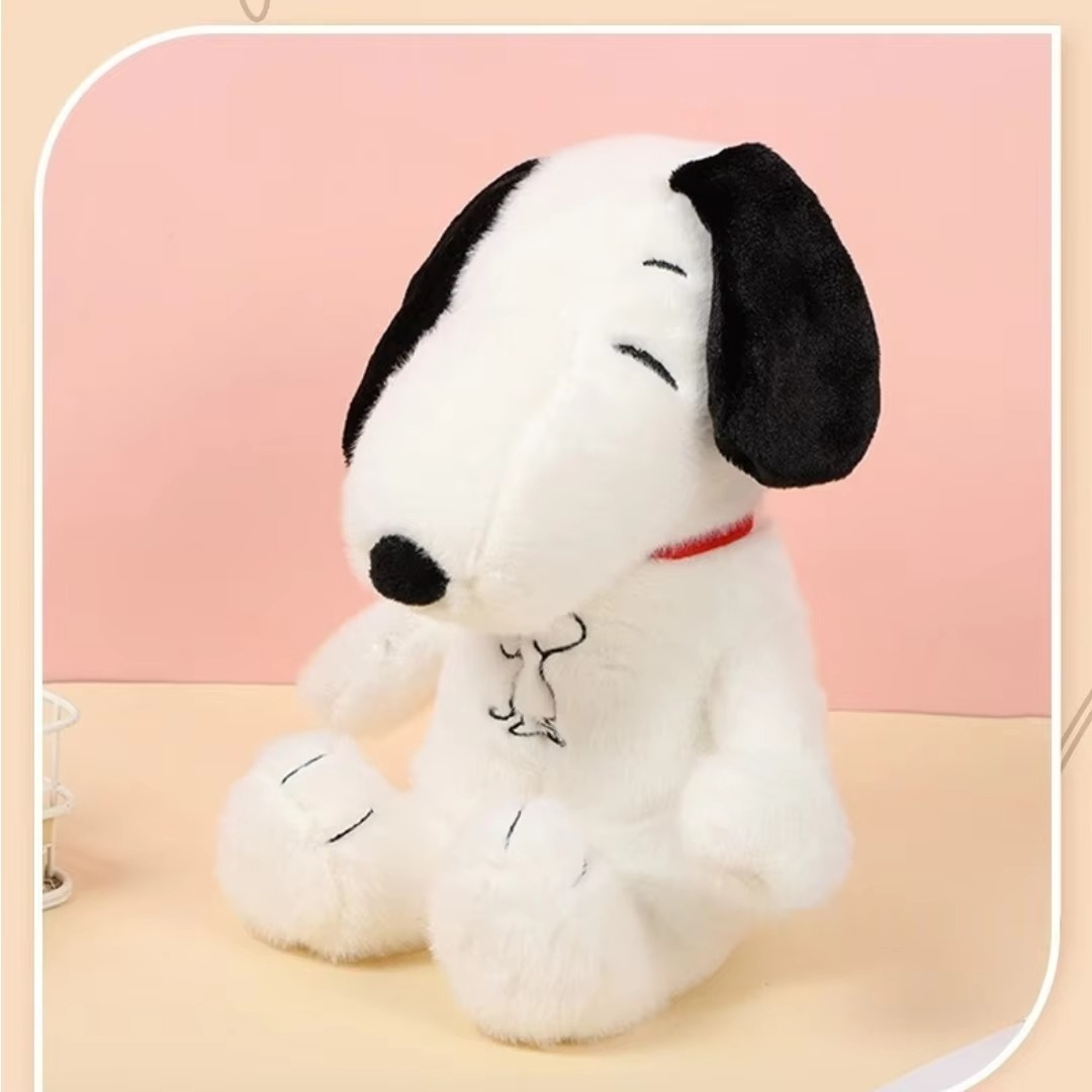 New Modes Baby Breathing Soothing Snoopy Dog Sleeping Companion Music and Light Plush Doll Toy best Christmas gift