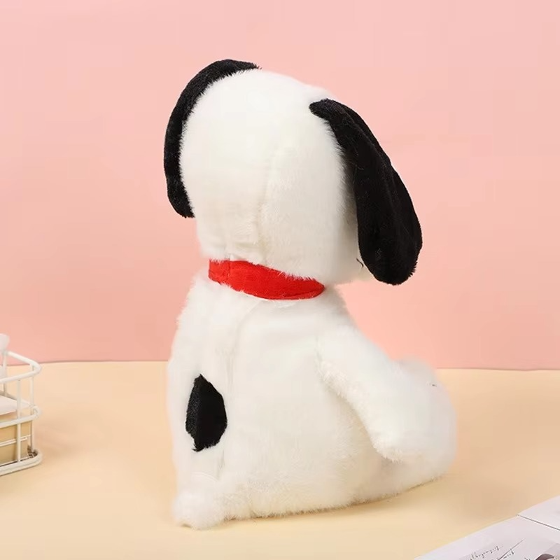 New Modes Baby Breathing Soothing Snoopy Dog Sleeping Companion Music and Light Plush Doll Toy best Christmas gift
