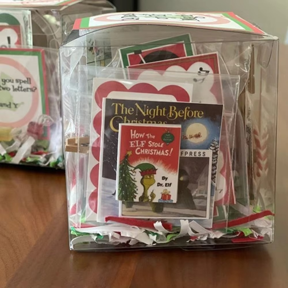 Elf Activities Elf Kit 24/30 Days of Christmas Funny Plastics Christmas Countdown Set Best Elf Pranks Elf Kit 24/30 Days Party