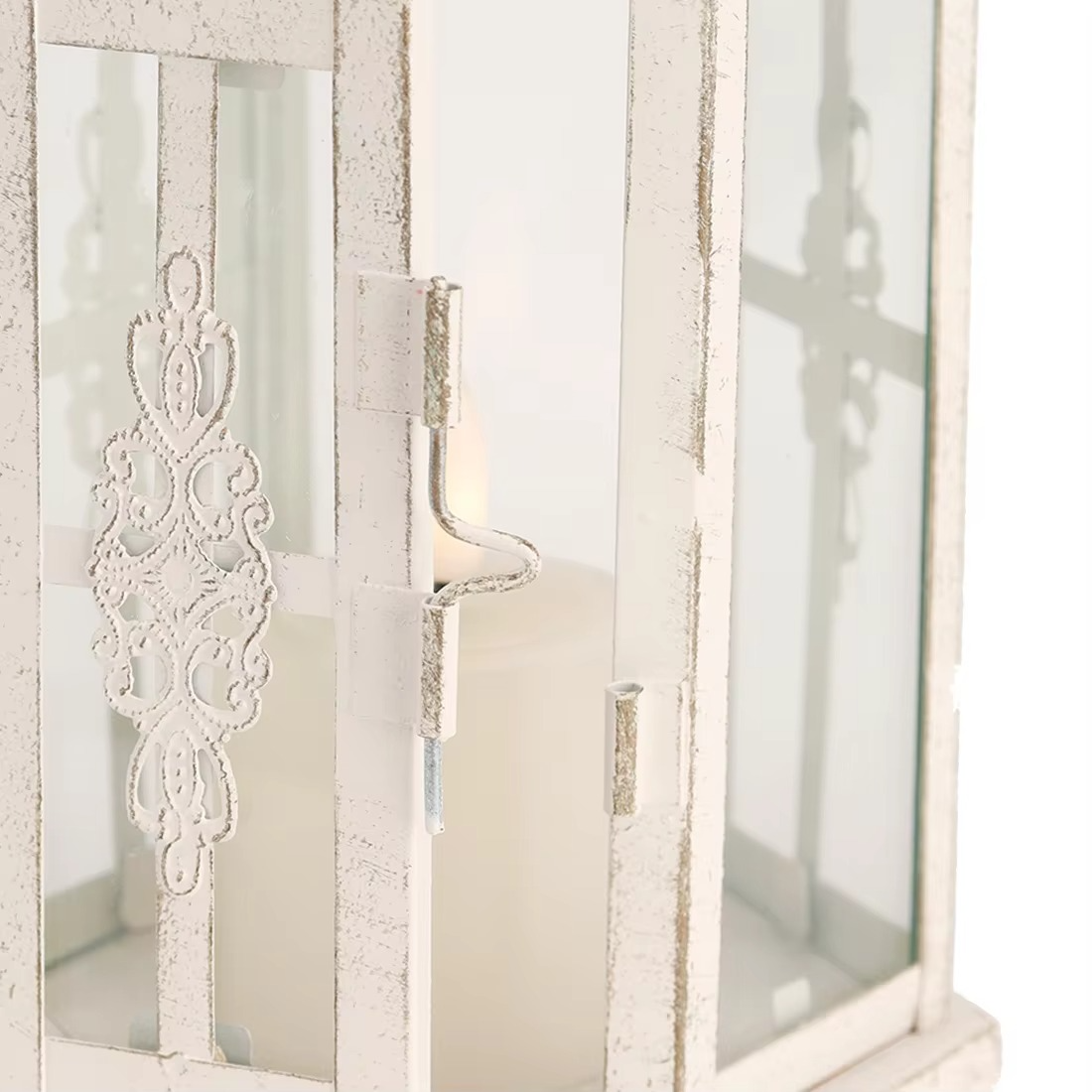 Outdoor Garden Candle Holder Lantern Home Decor Gift Bedroom Handle Hanging For Christmas Tabletop Portable Decoration