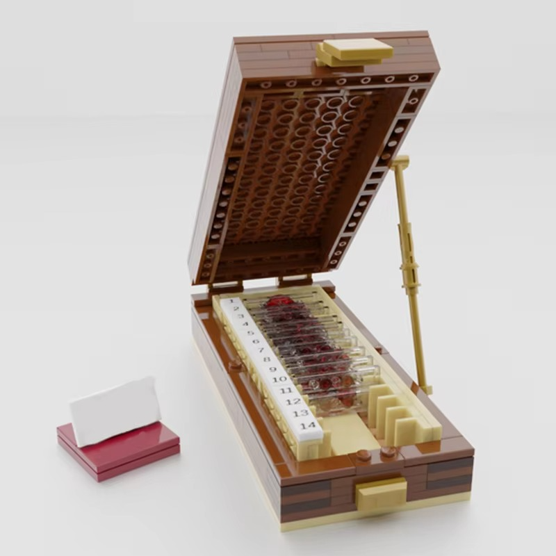 194pcs MOC Dexter Morgan's Trophies Box nan Perfect Birthday Party Favor DIY Building Blocks for Kids Christmas Gift