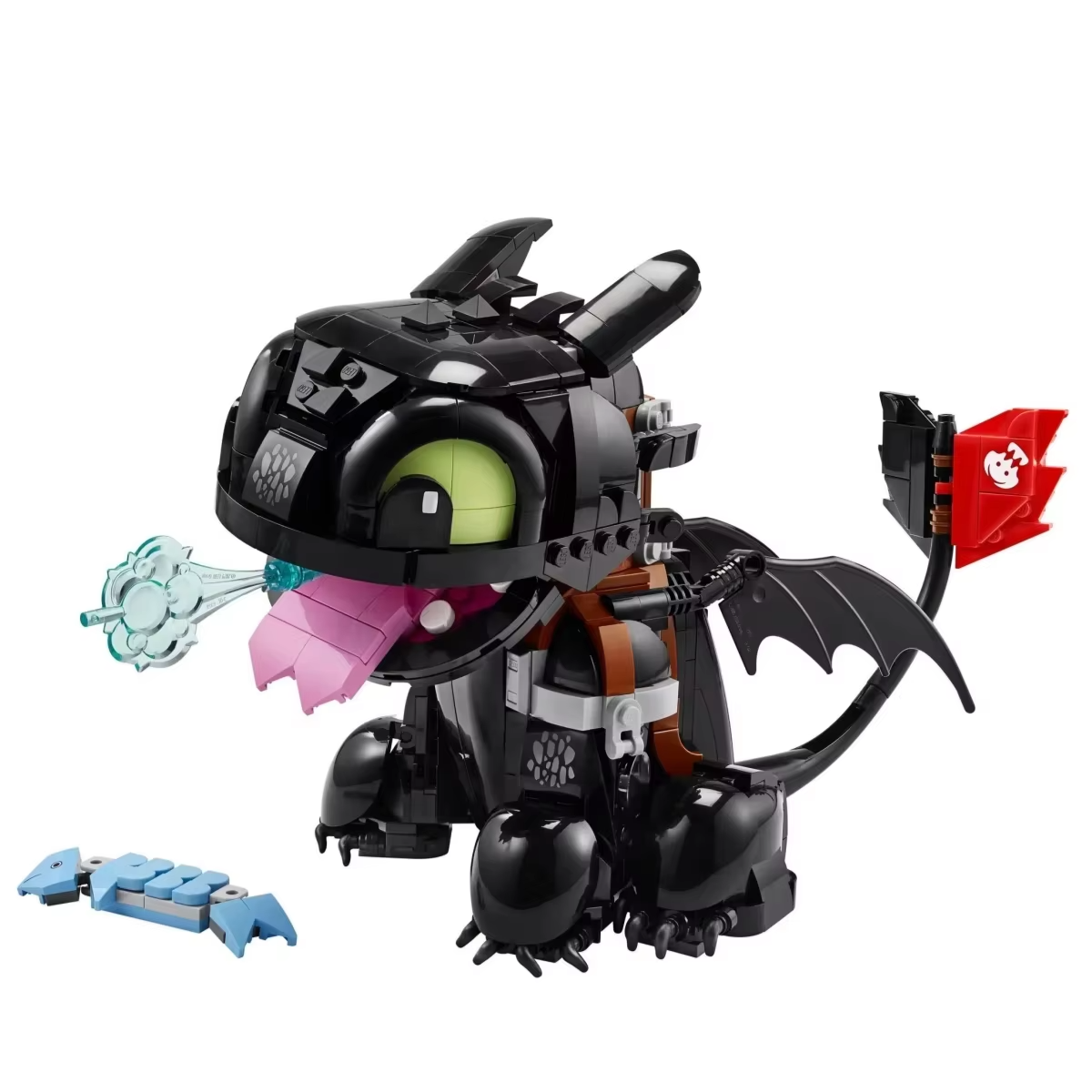 MINISO Movie Toothless Night Furied Dragon Building Blocks Bricks FIT 10375 How to Train Your Dragon Toy Christmas Birthday Gift