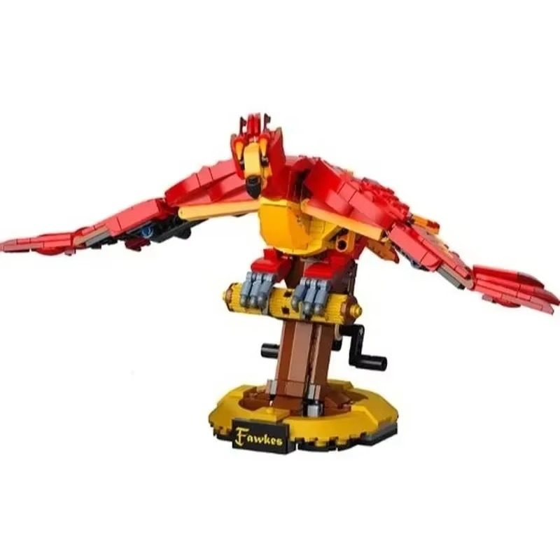 Magic World Fire Phoenix 76394 Building Blocks Sets Suitable For Christmas Gifts Compatible With Legoed Particles