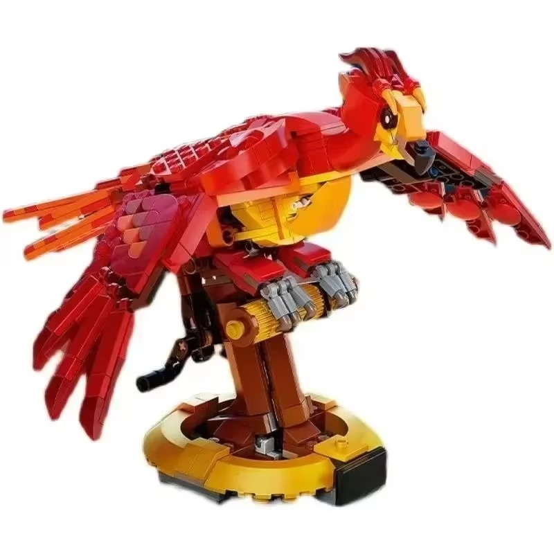 Magic World Fire Phoenix 76394 Building Blocks Sets Suitable For Christmas Gifts Compatible With Legoed Particles