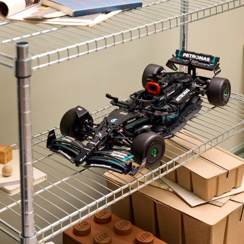Technical 1:8 Building Blocks Sets City Super Speed Race Car 42171 Compatible With Legoed Particles,Suitable For Christmas Gifts