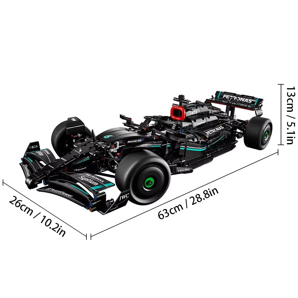 Technical 1:8 Building Blocks Sets City Super Speed Race Car 42171 Compatible With Legoed Particles,Suitable For Christmas Gifts