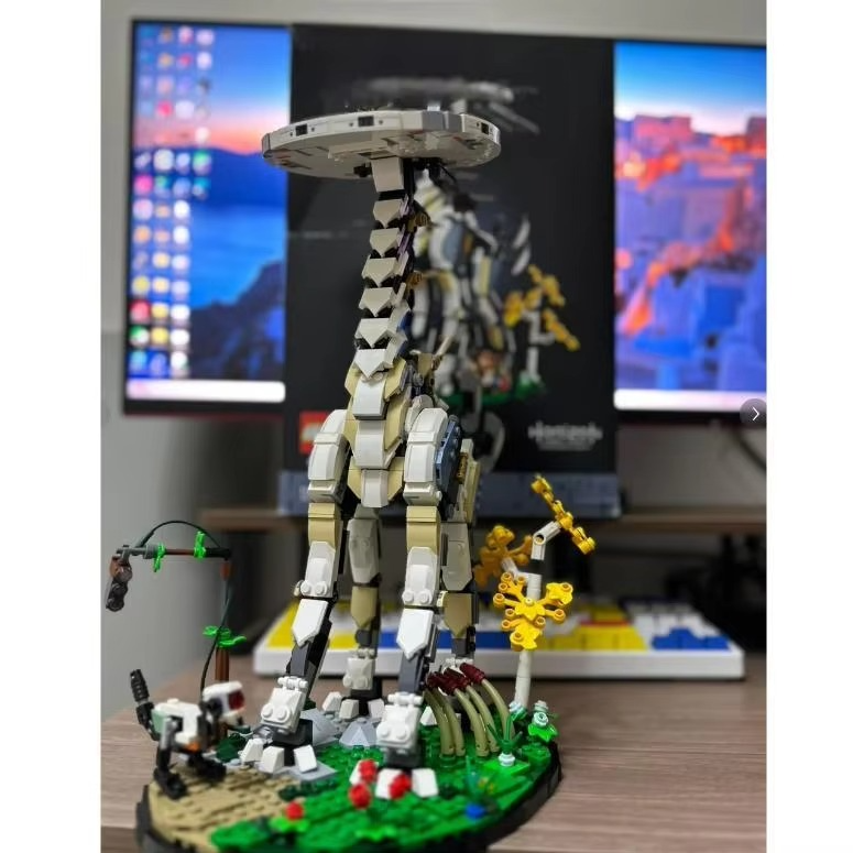 Giraffe Long Necked Beast Building Blocks Sets Compatible With Legoed Particles Suitable For Christmas Gifts 76989