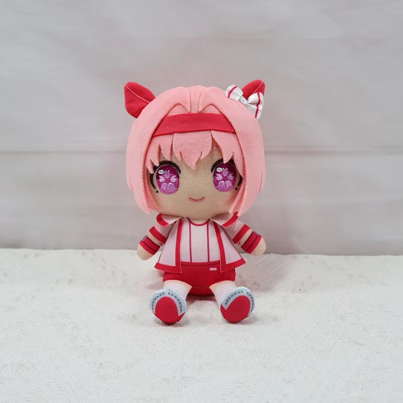 New 20cm Agnes Tachyon Plush Anime Uma Musume Pretty Girl Pink Hair Stuffed Doll Toy For Kid Birthday Gifts