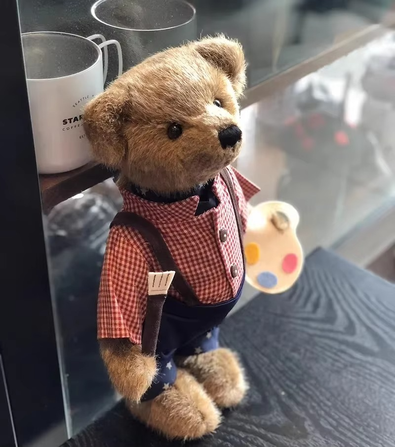 new Artist Teddy Bear Plush Toys Joint Bear Stuffed Animal plush toy stuffed animals for friend Christmas birthday gifts
