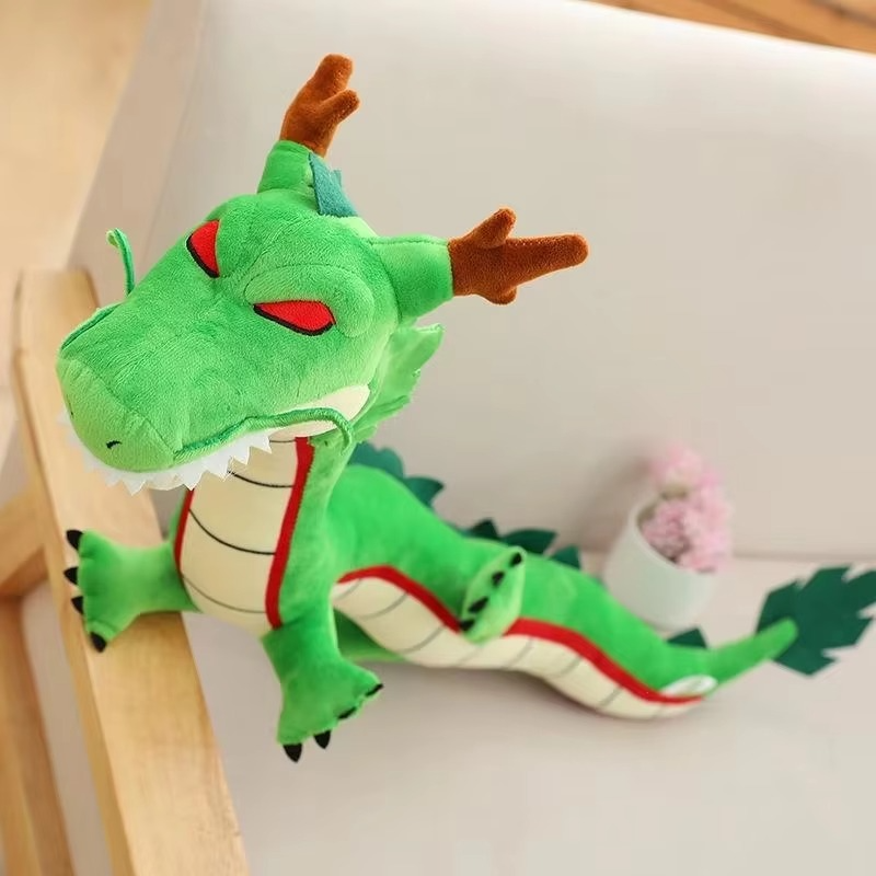 80cm/100cm Hot Anime Dragon Ball Divine Dragon Plush Toy Soft Stuffed Animal Simulation Dragon Plush Toy Doll Boys Birthday Gift