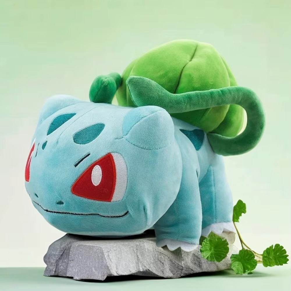 30cm New Bulbasaur Doll Creative Bulbasaur with Vines Pokemon Plush Toys Lovely Pokémon Bulbasaur Stuffed Plushie Christmas Gift