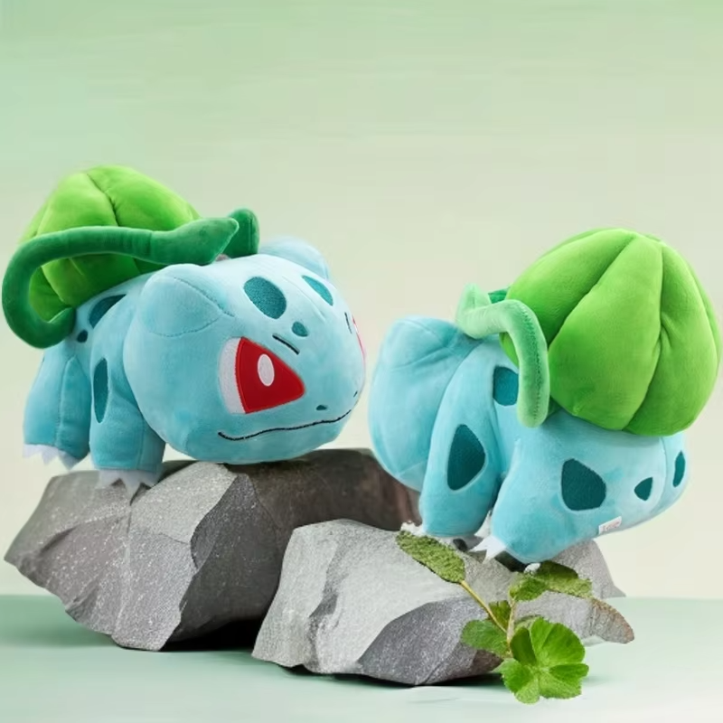 30cm New Bulbasaur Doll Creative Bulbasaur with Vines Pokemon Plush Toys Lovely Pokémon Bulbasaur Stuffed Plushie Christmas Gift