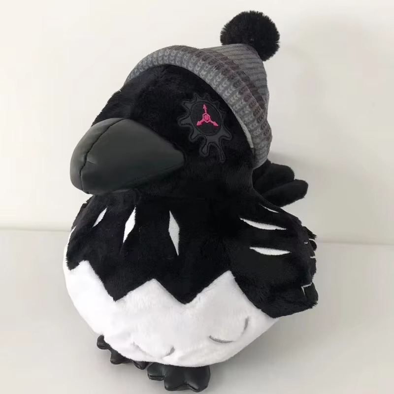 Murder Drones Uzi Crow Plush Toys Cute Soft Stuffed Animal Game Killer Uzi Raven Pillow Dolls For Kid Birthday Xmas Gift