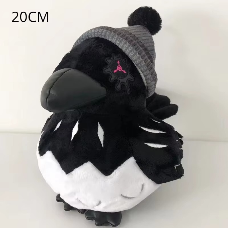 Murder Drones Uzi Crow Plush Toys Cute Soft Stuffed Animal Game Killer Uzi Raven Pillow Dolls For Kid Birthday Xmas Gift