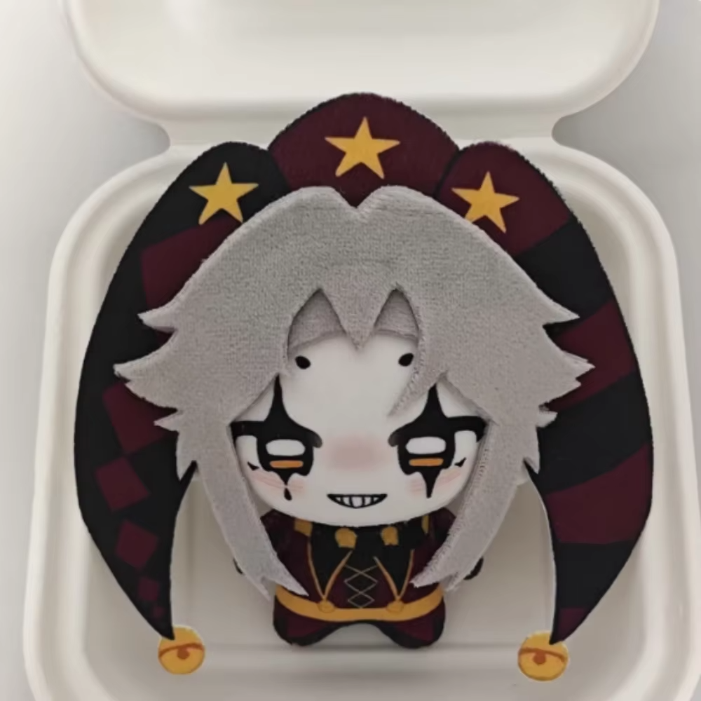10cm The Freak Circus Freaks Pierrot Plushies Anime Plush Pendant Backpack Keychain Accessories Doll Decora Christmas Gifts