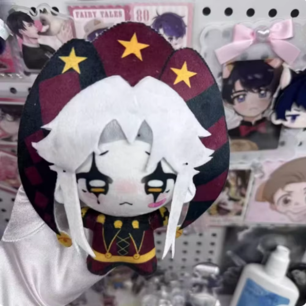 10cm The Freak Circus Freaks Pierrot Plushies Anime Plush Pendant Backpack Keychain Accessories Doll Decora Christmas Gifts