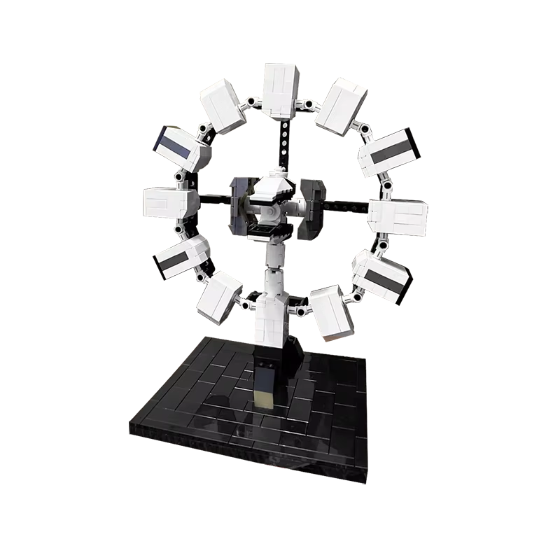 Moc Interstellar Rangers And Landers Spaceship Building Blocks Set For Enduranced Airship Bricks Toy For Children Xmas Gift