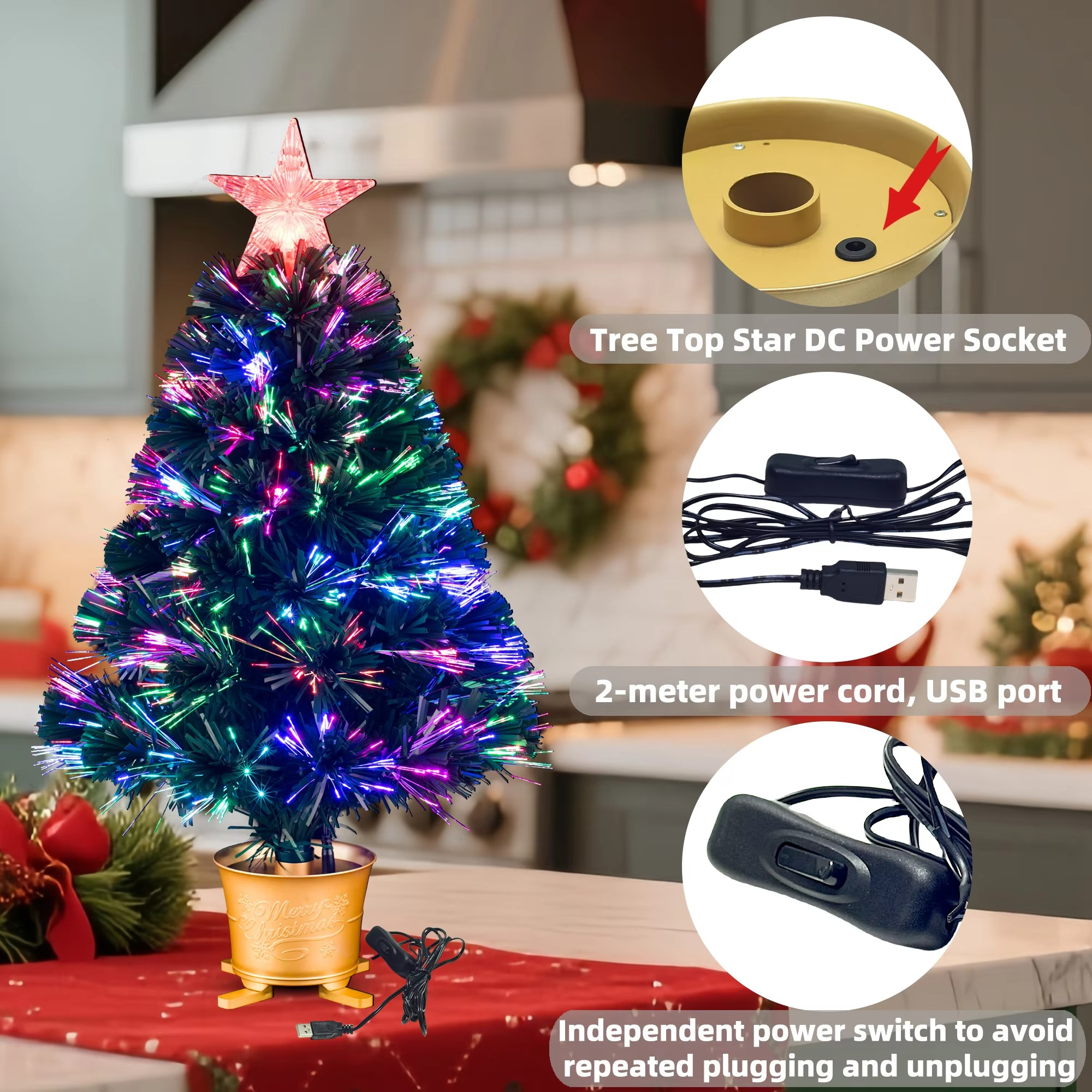 1pcs Nutcracker Christmas Tree Topper Decoration,20 in Nutcracker Soldier Xmas Tree Top Hat for Christmas Tree Ornaments