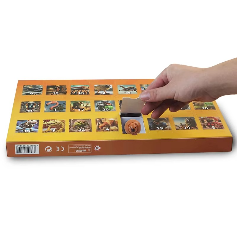 24pcs Italian Brainrot Figure Toys Tung Tung Sahur Tralalero Tralala Figures Doll Model Christmas Advent Calendar Birthday Gifts