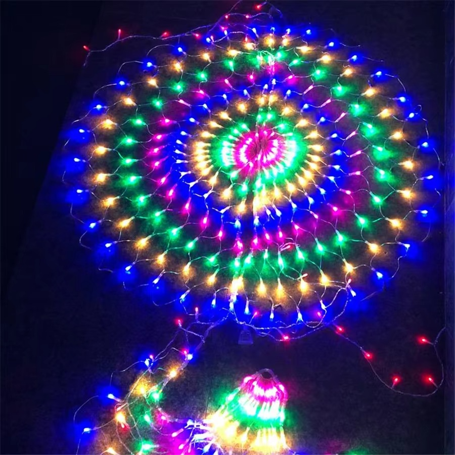New Year 3M Peacock Mesh Led Christmas String Light EU/US Plug Outdoor Fairy Lights Garland for Wedding Party Garden Patio Decor