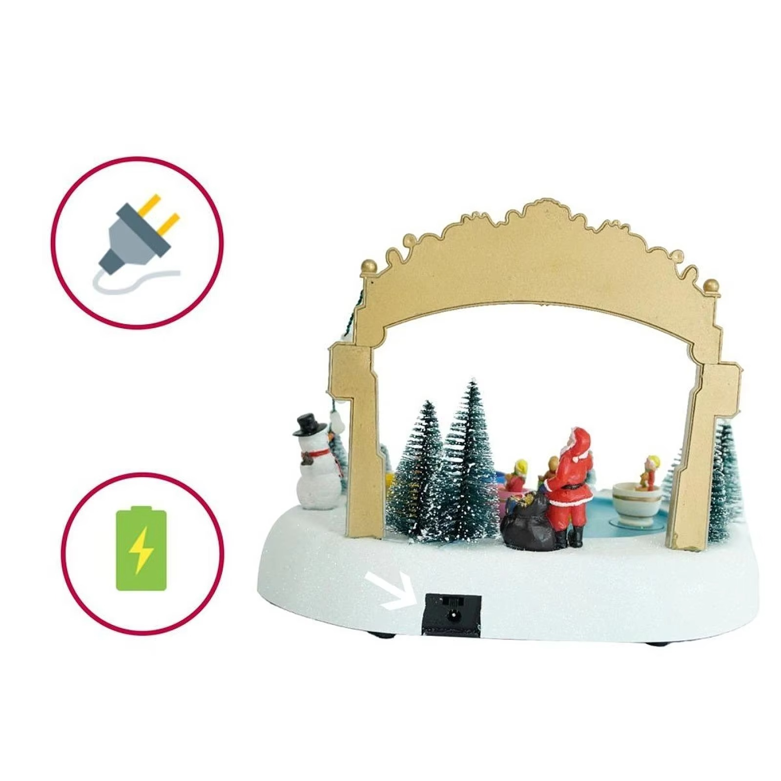 Christmas Music Box Christmas Gifts Rotate Coffee Cup Christmas Figurine Tabletop Ornament for Baby Girls Daughter Grandma Wife