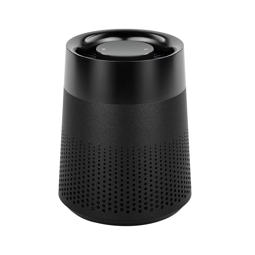 Desktop Air Purifier Remove Formaldehyde Negative Ions Air Purification Robot Air Quality Detector With Night Light