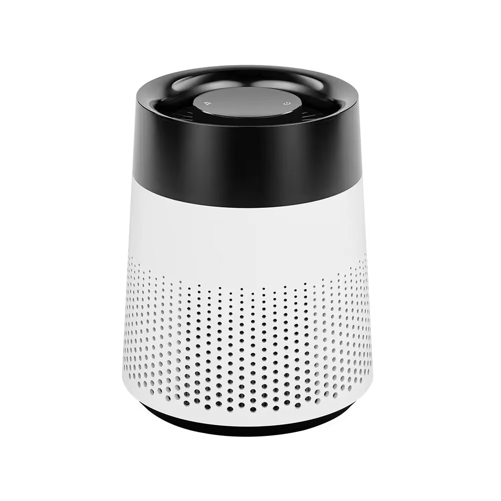 Desktop Air Purifier Remove Formaldehyde Negative Ions Air Purification Robot Air Quality Detector With Night Light