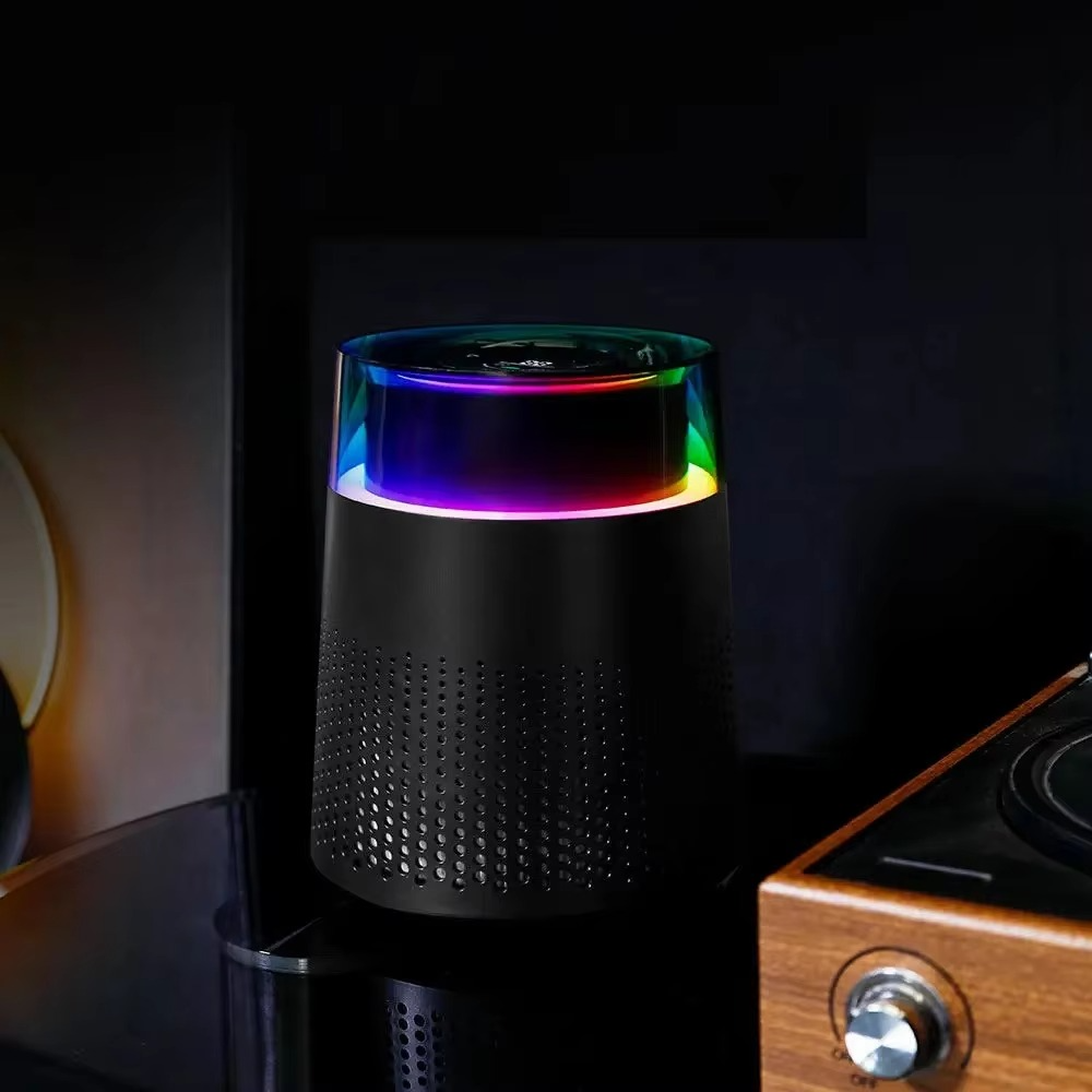 Desktop Air Purifier Remove Formaldehyde Negative Ions Air Purification Robot Air Quality Detector With Night Light